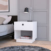 Sumter 1 Drawer Nightstand, Storage Shelf by FM FURNITURE