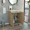 Selma 24" Freestanding Vanity Cabinet With Division by FM FURNITURE