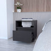 Duncan Nightstand, Top Open Shelf, 1 Drawer by FM FURNITURE