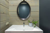 Wall Mirror - Oval metal decorative mirror medium by Peterson Housewares & Artwares