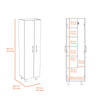 Safford 2 Piece Kitchen Set, Utility Sink Cabinet + Pantry Cabinet, White by FM FURNITURE
