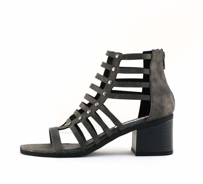 Women's Mina Strappy Block Heel Sandals Slate by Nest Shoes