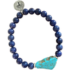 Natural Lapis Lazuli and Turquoise Bracelet by Urban Charm Marketplace