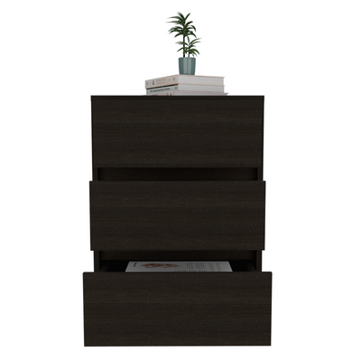 Vienna Three Drawers Adjustable Filing Cabinet, Roller Blade Glide