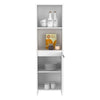 Danforth Pantry Cabinet, Single Door Cabinet, Four Shelves by FM FURNITURE