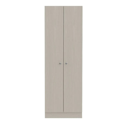 Virginia Double Door Storage Cabinet, Five Shelves by FM FURNITURE