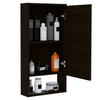 Modesto Medicine Cabinet, Open Shelf, Mirror With Two Interior Shelves by FM FURNITURE