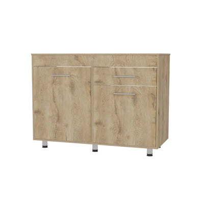 Saturn Utility Base Cabinet, Double Door, One Drawer by FM FURNITURE