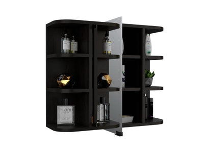 Valdez Medicine Cabinet With Six Shelves, Mirror Cabinet by FM FURNITURE