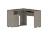 Raleigh L-Shaped Desk, Two Drawers, One Shelf, CPU Storage