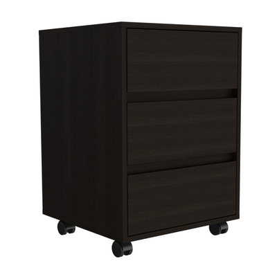 Vienna Three Drawers Adjustable Filing Cabinet, Roller Blade Glide