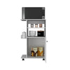 Columba Kitchen Cart, Single Door Cabinet, Four Caster by FM FURNITURE