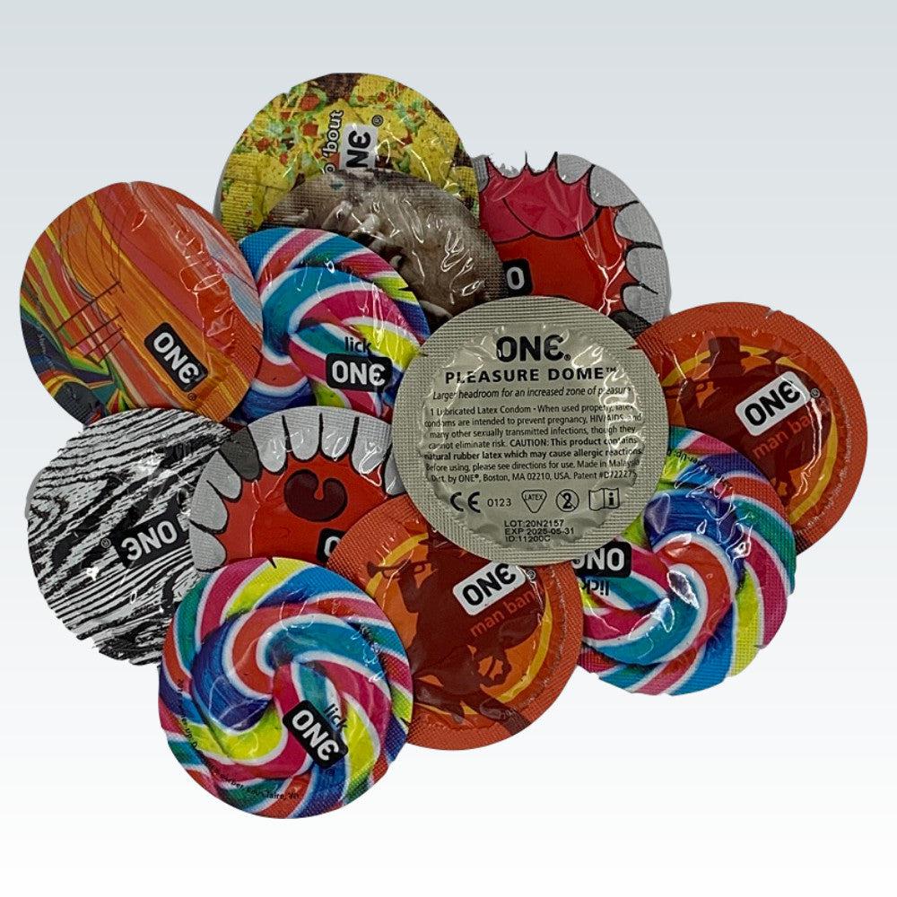 ONE Pleasure Dome Condoms with Reservoir Tip by Condomania