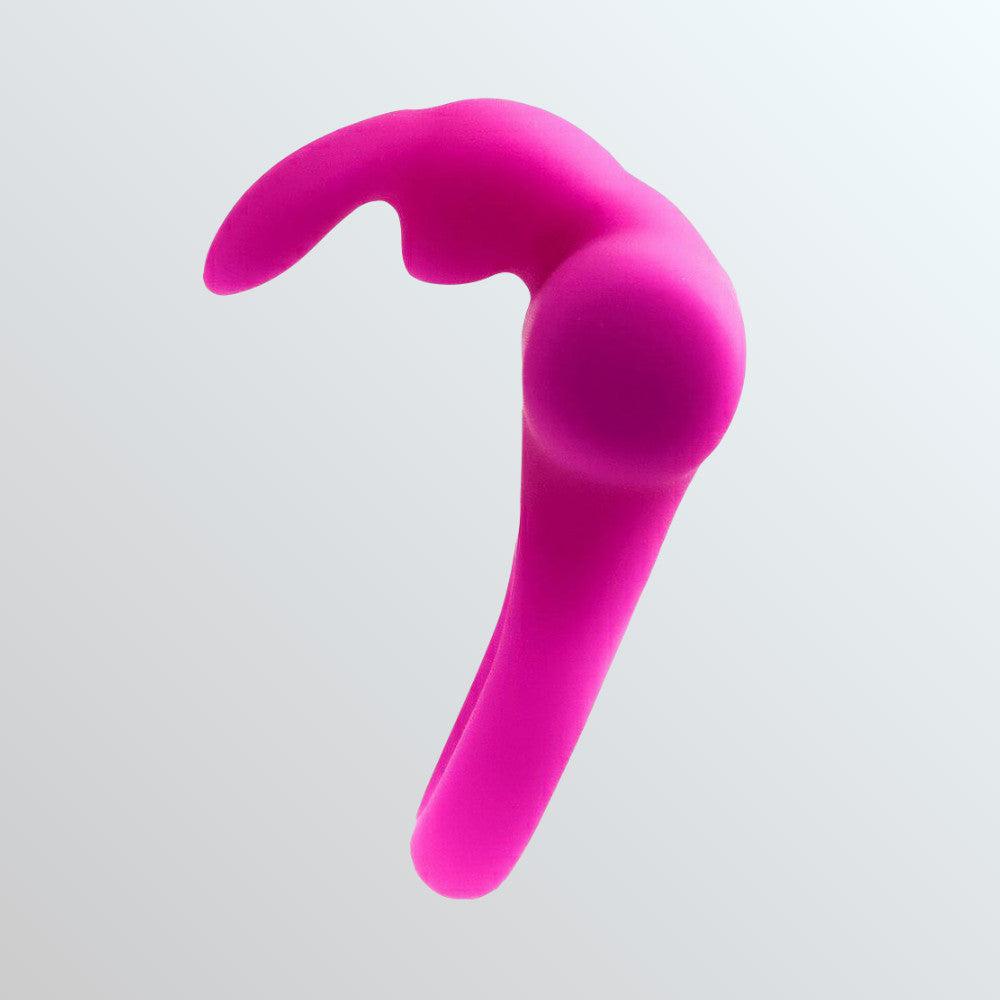 Ohhh Bunny Frisky Bunny Vibrating Cock Ring - Perfectly Purple by Condomania