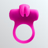 Ohhh Bunny Frisky Bunny Vibrating Cock Ring - Perfectly Purple by Condomania.com