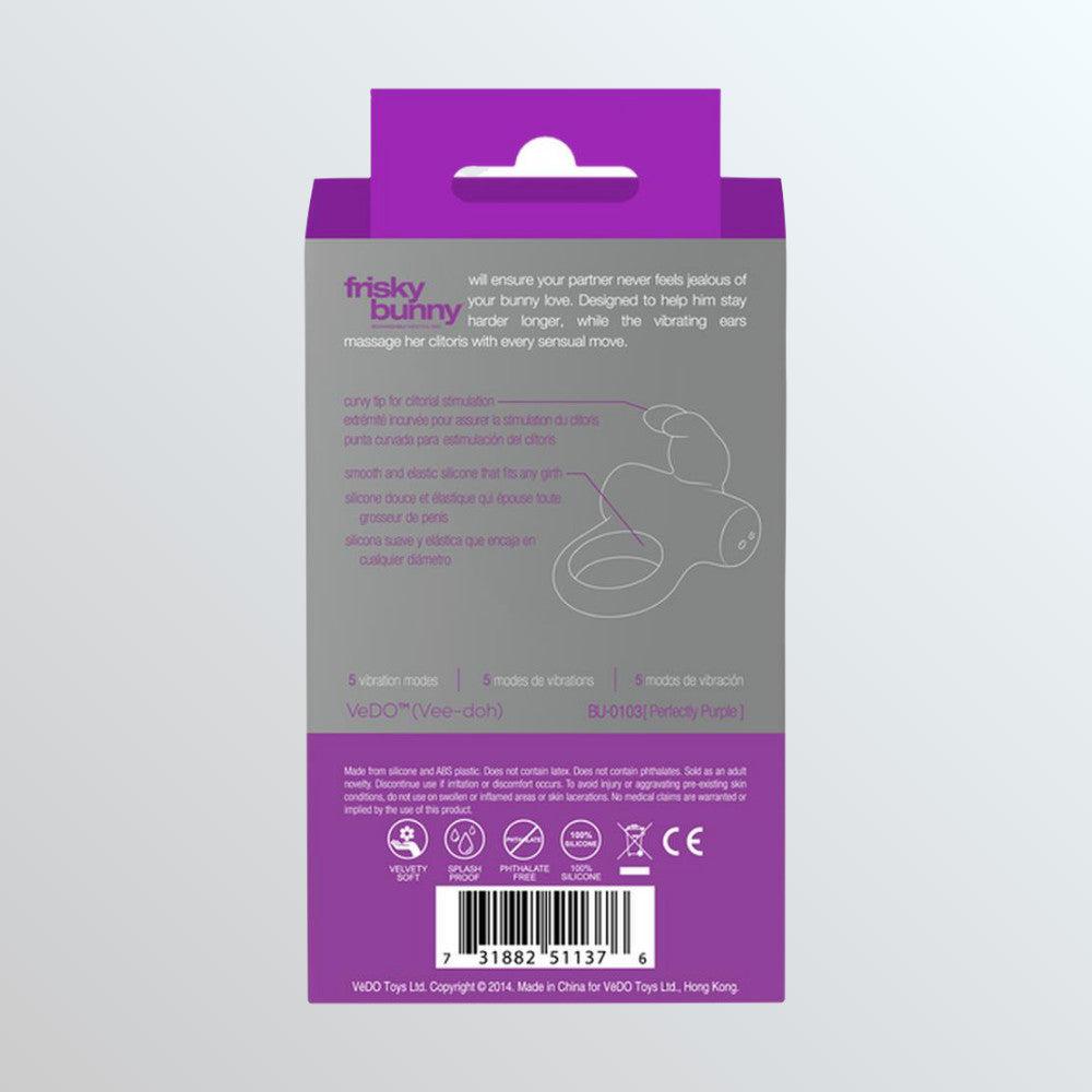 Ohhh Bunny Frisky Bunny Vibrating Cock Ring - Perfectly Purple by Cond Nellie's Way Beauty, Inc. Ohhh Bunny Frisky Bunny Vibrating Cock Ring - Perfectly Purple by Cond Nellie's Way Beauty, Inc.