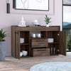 Ilumina Sideboard, Double Door Cabinet, Two Drawers, One Open Shelf