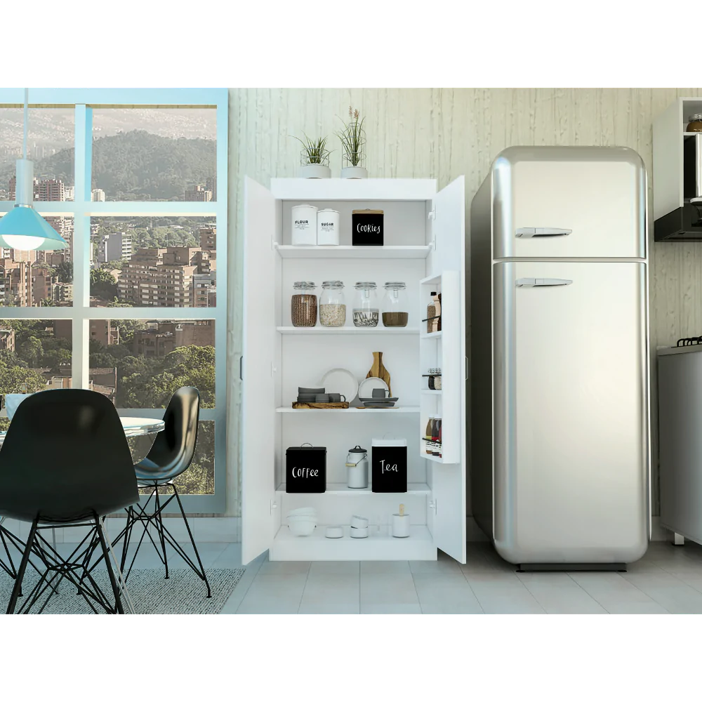 Albany, Double Door Pantry Cabinet, Five Shelves by FM FURNITURE