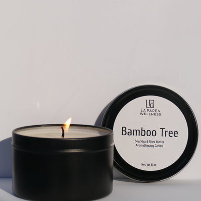 Bamboo Tree Scented Soy Candle by LA PAREA WELLNESS