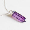 Amethyst Crystal Point Necklace by Tiny Rituals