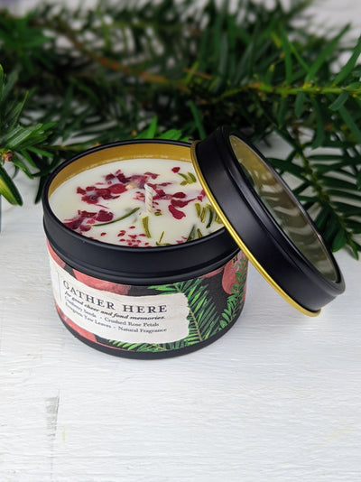 Gather Here Cranberry Pine Candle by Ash & Rose