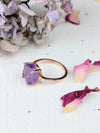 Raw Gem Oval Solitaire Ring - FINAL SALE by Ash & Rose