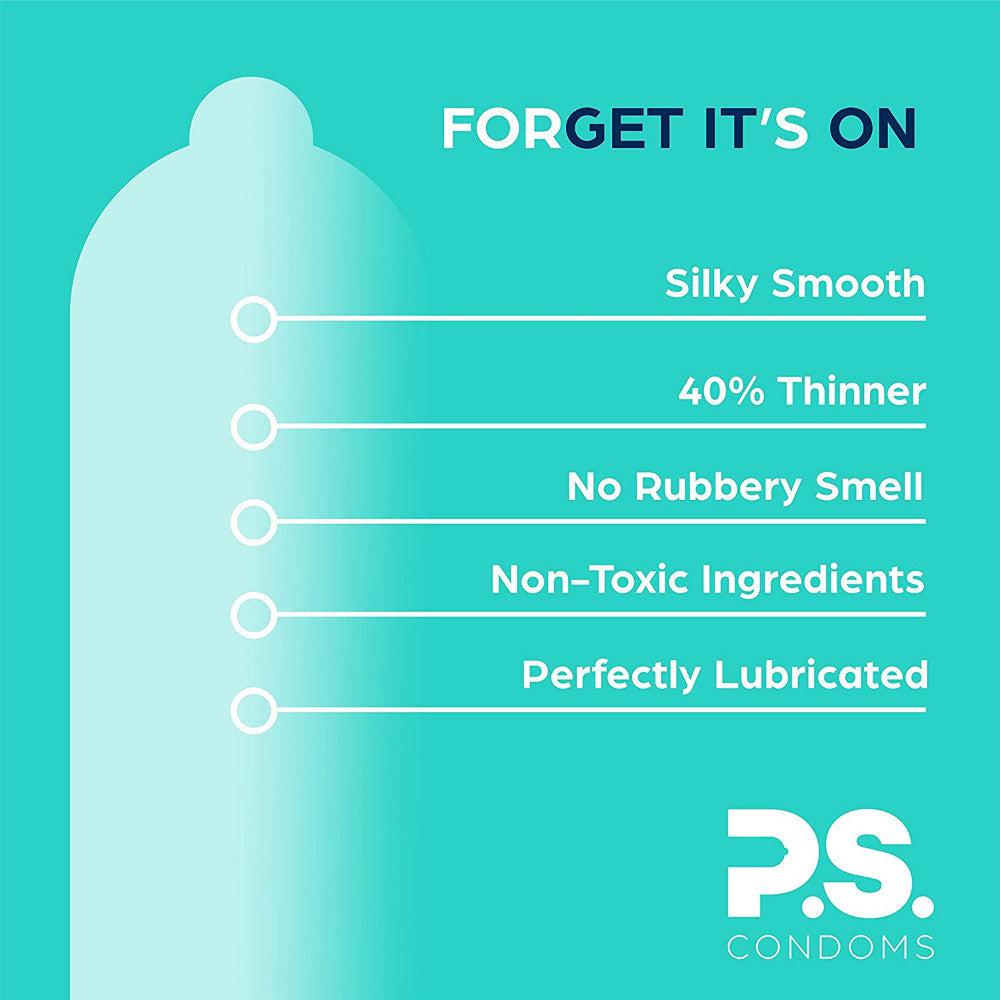 P.S. Ultra-Thin Vegan Condoms by Condomania