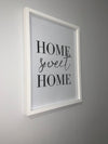 Home Sweet Home Simple Home Wall Decor Print by WinsterCreations™ Official Store