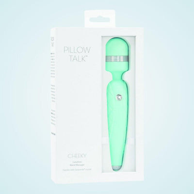 Pillow Talk "Cheeky" Clitoral Wand  - Teal by Condomania.com