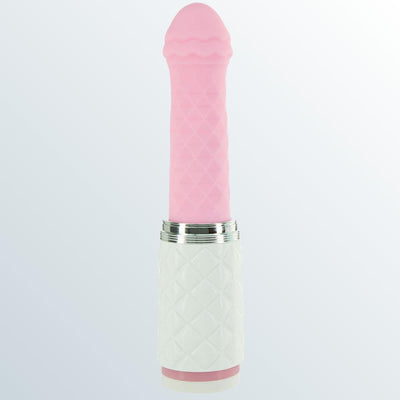 Pillow Talk Feisty Thrusting Vibrator - Pink by Condomania.com