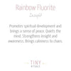 Purple Rainbow Fluorite Heart by Tiny Rituals