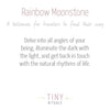 Rainbow Moonstone Heart by Tiny Rituals