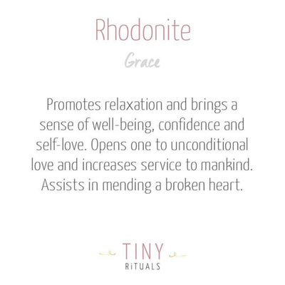 Rhodonite Energy Bracelet by Tiny Rituals