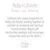 Ruby Zoisite Energy Bracelet by Tiny Rituals