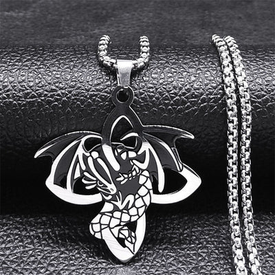 Knot Pendant Necklace for Women Men Stainless Steel
