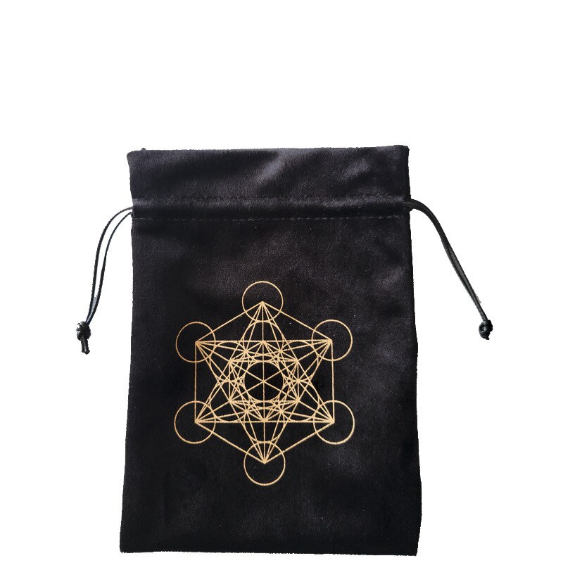 Velvet Metatron Tarot Cards Storage Pouch Bags