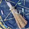 Supplies for Altar Charms Crystal Wand Point Witches Broom Decor