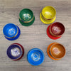 Colorful Nepal Tibetan Singing Bowl 7 Chakras Handmade Copper
