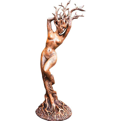 Forest Goddess Statue Resin Tree God Sculpture