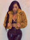 Faux Fur Winter Cropped Jacket |11 Colors