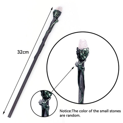 Natural Crystal Magic Witch Wands Stones