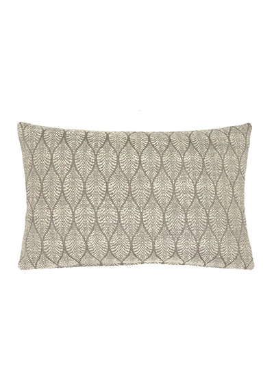Summer Flora Mocha Indoor and Outdoor Pillow by Anaya