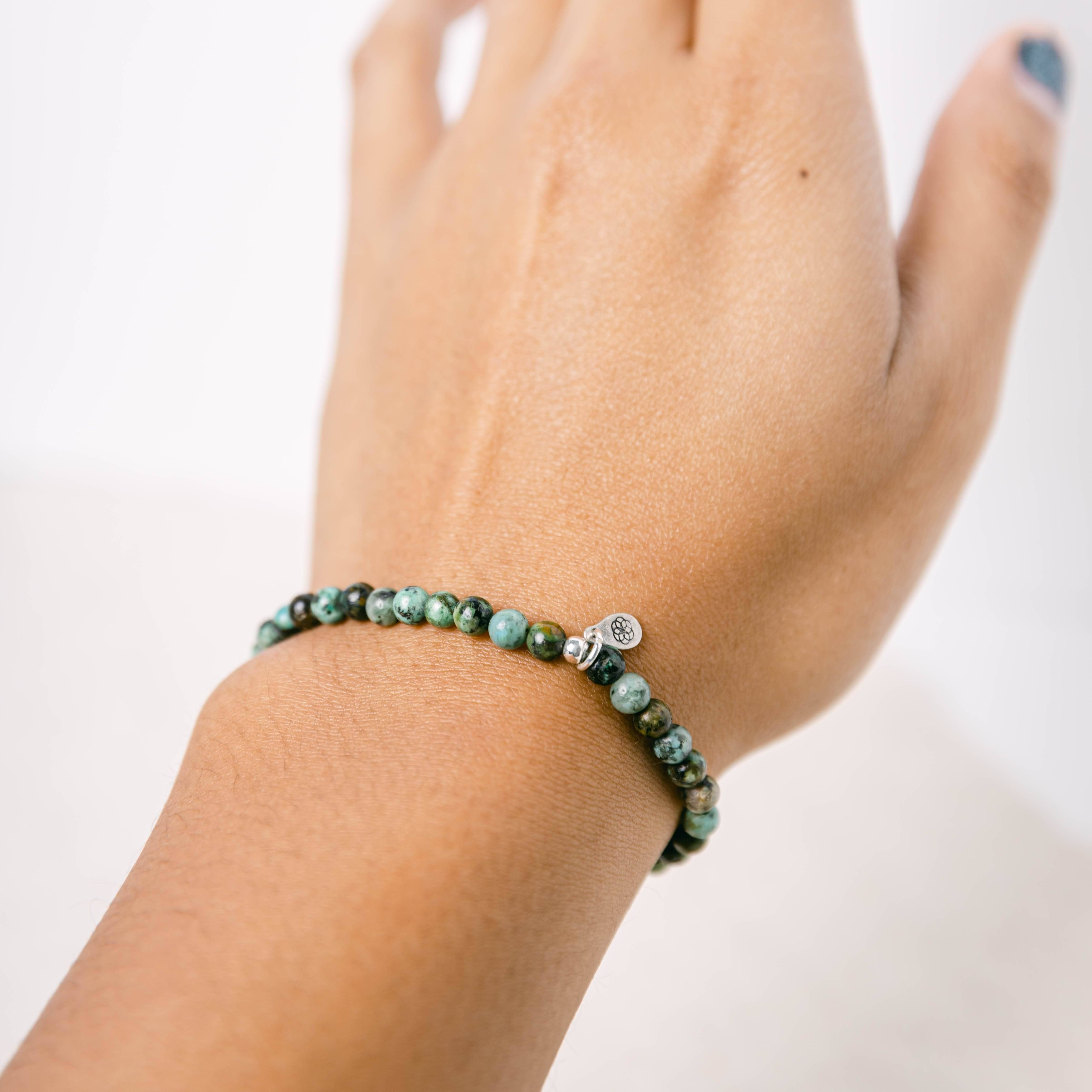 African Turquoise Jasper Energy Bracelet by Tiny Rituals