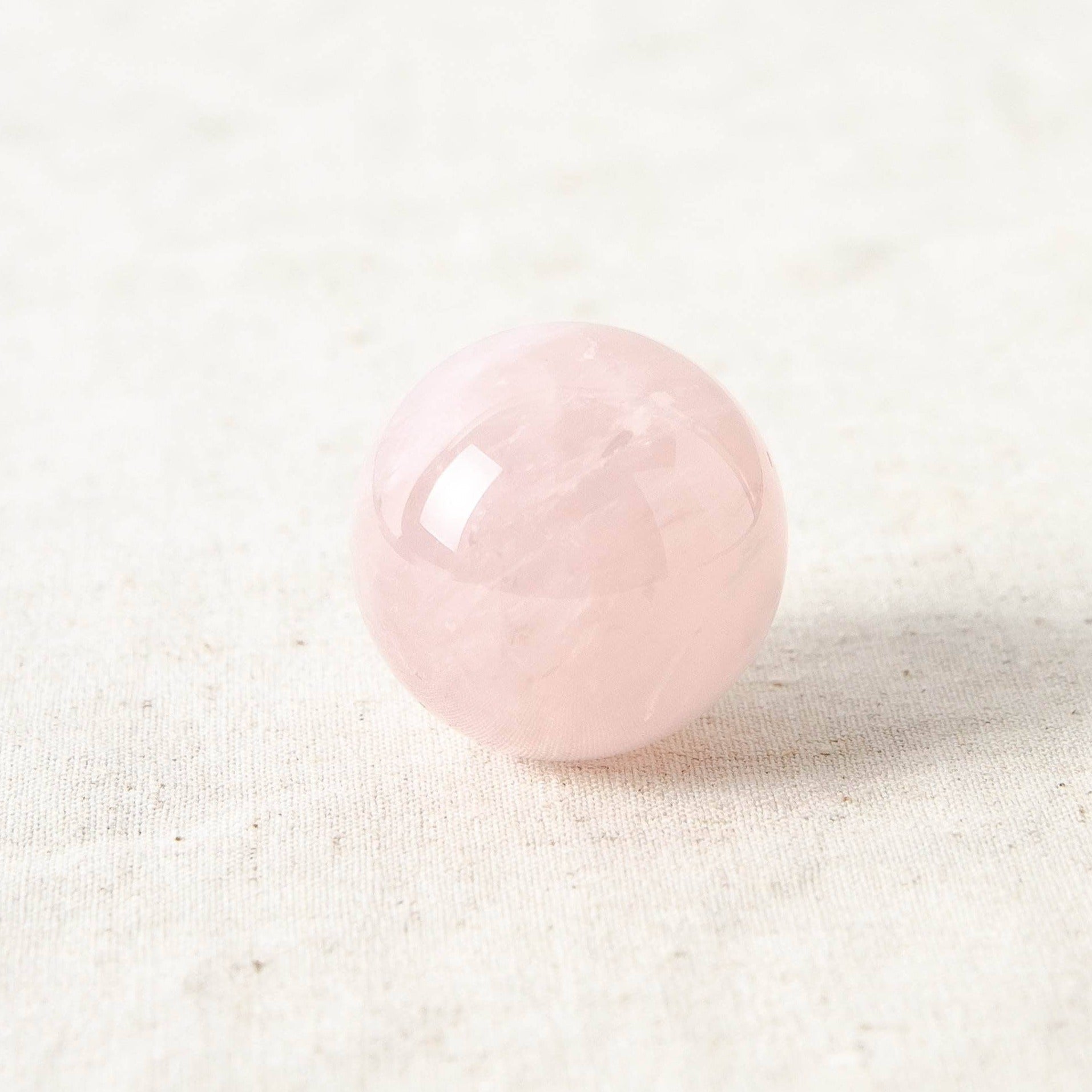 Rose Quartz Sphere by Tiny Rituals