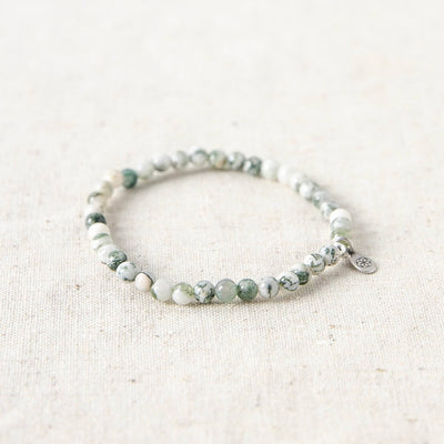 Tree Agate Energy Bracelet by Tiny Rituals