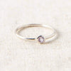 Amethyst Silver Ring by Tiny Rituals