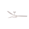 Matte White Star X Indoor Outdoor Ceiling Fan With Led light and Remote by Star Fans
