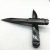 Natural Quartz Crystals Dagger Obsidian Hand Carved Knife