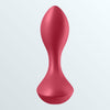 Satisfyer Backdoor Lover Anal Vibrator - Red by Condomania.com