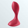 Satisfyer Backdoor Lover Anal Vibrator - Red by Condomania.com